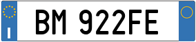 Truck License Plate